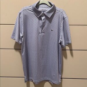 Vineyard Vines Youth Large Baseball Polo